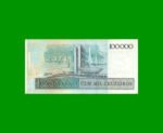BILLETE DE BRASIL 100.000 CRUZEIROS RESELLADO 100 CRUZADOS, PICK 208a, AÑO 1986, ESTADO EXCELENTE- .- - Imagen 2