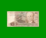 BILLETE DE BRASIL 10 CRUZADOS, PICK 209a, AÑO 1986, ESTADO BUENO.-
