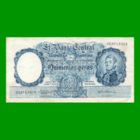 MONEDA NACIONAL $500,00, BOT 2101, AÑO 1956, ESTADO BUENO+ .-