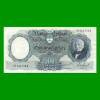 MONEDA NACIONAL $500,00, BOT 2122, AÑO 1967, ESTADO EXCELENTE- .-