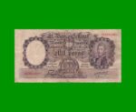 MONEDA NACIONAL $1.000,00, BOT 2134, NUMEROS ROJOS, AÑO 1952, ESTADO BUENO.-
