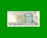 BILLETE DE BRASIL 500 CRUZADOS, PICK 212b, AÑO 1987, ESTADO MUY BUENO- .-