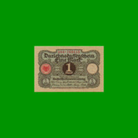 BILLETE DE ALEMANIA 1 MARCO, PICK 58, AÑO 1920, ESTADO SIN CIRCULAR.-