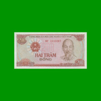 BILLETE DE VIETNAM 200 DONG, PICK 100, AÑO 1987, ESTADO SIN CIRCULAR.-