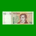 REPOSICION BILLETE CONVERTIBLE SEGUNDO DISEÑO $ 10,00, BOT 3449, ESTADO EXCELENTE .-