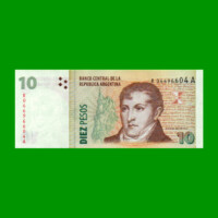 REPOSICION BILLETE CONVERTIBLE SEGUNDO DISEÑO $ 10,00, BOT 3449, ESTADO EXCELENTE .-