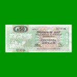 BONO DE JUJUY 50 AUSTRALES, EC 016, AÑO 1988, ESTADO EXCELENTE+ .-