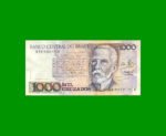 BILLETE DE BRASIL 1.000 CRUZADOS, PICK 213b, AÑO 1988, ESTADO EXCELENTE- .-