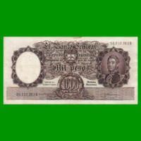 MONEDA NACIONAL $1.000,00, BOT 2144b, AÑO 1959, ESTADO MUY BUENO+ .-