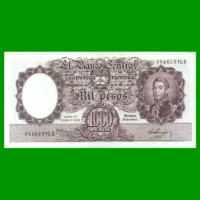 MONEDA NACIONAL $1.000,00, BOT 2147a, AÑO 1960, ESTADO EXCELENTE.-