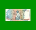 BILLETE DE BRASIL 5.000 CRUZADOS RESELLADO 5 CRUZADOS NOVOS, PICK 217b, AÑO 1989, ESTADO EXCELENTE+ .- - Imagen 2