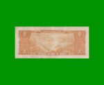BILLETE DE BRASIL 2 CRUZEIROS, PICK 151b, AÑO 1958, ESTADO MUY BUENO+ .- - Imagen 2