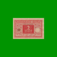 BILLETE DE ALEMANIA 2 MARCOS, PICK 59, AÑO 1920, ESTADO EXCELENTE.-