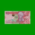 BILLETE DE TURKMENISTAN 10 MANAT, PICK 31, AÑO 2012, ESTADO SIN CIRCULAR.-