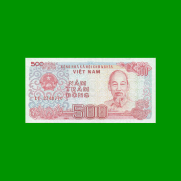 BILLETE DE VIETNAM 500 DONG, PICK 101, AÑO 1988, ESTADO SIN CIRCULAR.-