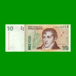 REPOSICION BILLETE CONVERTIBLE SEGUNDO DISEÑO $ 10,00, BOT 3449, ESTADO SIN CIRCULAR.-