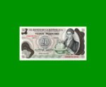 BILLETE DE COLOMBIA $ 20,00, PICK 409d, AÑO 1983, ESTADO SIN CIRCULAR.-