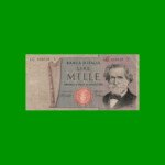 BILLETE DE ITALIA 1.000 LIRAS, PICK 101e, AÑO 1977, ESTADO BUENO+ .-