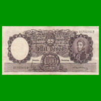MONEDA NACIONAL $1.000,00, BOT 2164, AÑO 1967, ESTADO BUENO+ .-