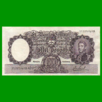 MONEDA NACIONAL $1.000,00, BOT 2166, AÑO 1967, ESTADO MUY BUENO.-