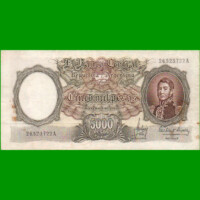 MONEDA NACIONAL $5.000,00, BOT 2176, AÑO 1965, ESTADO MUY BUENO+ .-