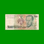 BILLETE DE BRASIL 500 CRUZADOS NOVOS, PICK 222, AÑO 1990, ESTADO BUENO.-