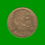 MONEDA DE CHILE 10 PESOS,  AÑO 1993, ESTADO USADA.- - Imagen 2