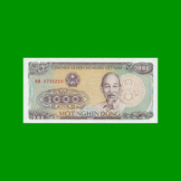 BILLETE DE VIETNAM 1.000 DONG, PICK 106a, AÑO 1988, ESTADO SIN CIRCULAR.-