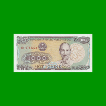 BILLETE DE VIETNAM 1.000 DONG, PICK 106a, AÑO 1988, ESTADO SIN CIRCULAR.-