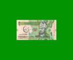 BILLETE DE TURKMENISTAN 1 MANAT, CONMEMORATIVO, PICK 36, AÑO 2017, ESTADO SIN CIRCULAR.-
