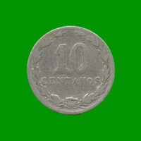 MONEDA DE ARGENTINA, M$N 2DA CIRCULACION, 0,10 CTVOS, AÑO 1923, ESTADO USADA.-