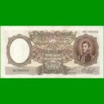 MONEDA NACIONAL $5.000,00, BOT 2182, AÑO 1968, ESTADO EXCELENTE- .-
