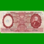 MONEDA NACIONAL $10.000,00, BOT 2186, AÑO 1962, ESTADO MUY BUENO- .-