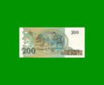 BILLETE DE BRASIL 200 CRUZEIROS, PICK 229, AÑO 1990, ESTADO EXCELENTE- .- - Imagen 2
