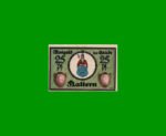 BILLETE DE ALEMANIA NOTGELD CIUDAD DE HALTERN 25 CENTAVOS, M. M. 514.1, ESTADO SIN CIRCULAR.- - Imagen 2