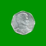 MONEDA DE CHILE 1 PESO,  AÑO 1994, ESTADO USADA.- - Imagen 2