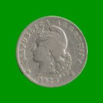 MONEDA DE ARGENTINA, M$N 2DA CIRCULACION, 0,20 CTVOS, AÑO 1923, ESTADO USADA.- - Imagen 2