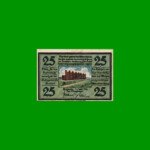 BILLETE DE ALEMANIA NOTGELD CIUDAD DE HALTERN 25 CENTAVOS, M. M. 514.1, ESTADO SIN CIRCULAR.-