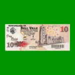 BONO MUNICIPALIDAD DE BELL VILLE $10,00, AÑO 2002/2003, ESTADO SIN CIRCULAR.-