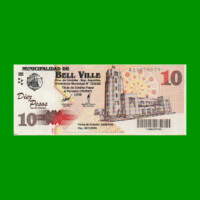 BONO MUNICIPALIDAD DE BELL VILLE $10,00, AÑO 2002/2003, ESTADO SIN CIRCULAR.-