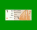 BONO DE CORDOBA $ 1,00, EC 277, AÑO 2002, SERIE F, ESTADO SIN CIRCULAR.-