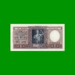 MONEDA NACIONAL $ 1,00, BOT 1912, AÑO 1954, ESTADO EXCELENTE+ .-
