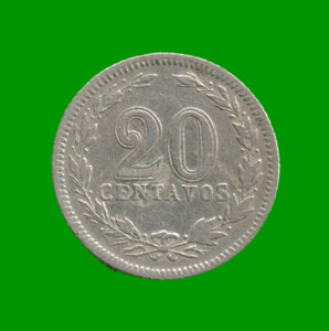 MONEDA DE ARGENTINA, M$N 2DA CIRCULACION, 0,20 CTVOS, AÑO 1923, ESTADO USADA.-