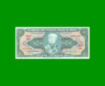 BILLETE DE BRASIL 2 CRUZEIROS, PICK 157c, AÑO 1956, ESTADO EXCELENTE+ .-