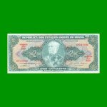 BILLETE DE BRASIL 2 CRUZEIROS, PICK 157c, AÑO 1956, ESTADO EXCELENTE+ .-