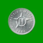 MONEDA DE CUBA 2 CENTAVOS, AÑO 1986, ESTADO NUEVA.-