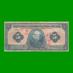 BILLETE DE BRASIL 5 MIL RIES, PICK 29b, AÑO 1936, ESTADO MUY BUENO- .-