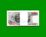 FAJO DE BILLETES PESOS ARGENTINOS $10,00, BOT 2614a, PICK 313, AÑO 1984, ESTADO SIN CIRCULAR.- - Imagen 2