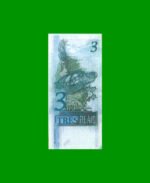 BILLETE DE BRASIL 3 REALES, FASCIMIL, AÑO 1994, EFINGE, ESTADO SIN CIRCULAR.- - Imagen 2