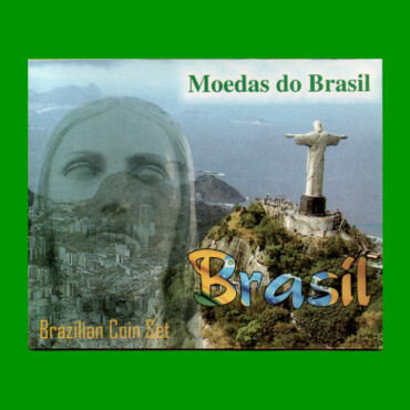 ALBUM LLENO DE BRASIL, SET DE (5) MONEDAS, AÑO 2004/ 2007, ESTADO NUEVO.-
